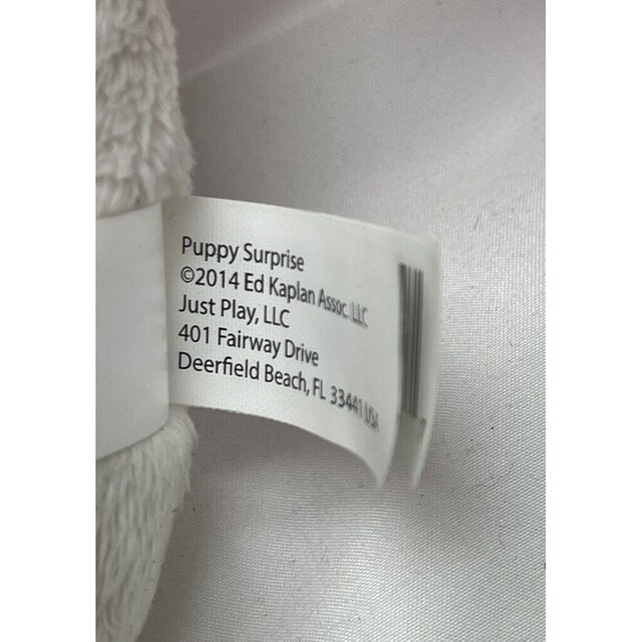 Just Play Puppy Surprise Ellie Dog Plush White Pink No babies Stuffed Animal Toy - Picture 4 of 16